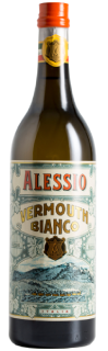 A bottle of Alessio Vermouth Bianco