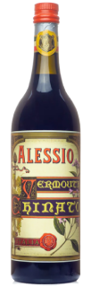 A bottle of Alessio Vermouth Chinato