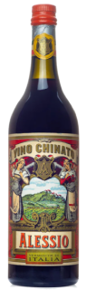 A bottle of Alessio Vino Chinato