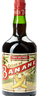 A bottle of Creme de Banane