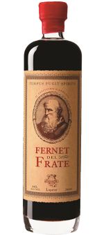 A bottle of Fernet del Frate