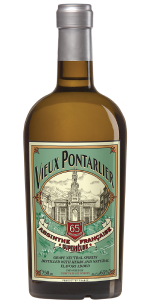 A bottle of Vieux Pontarlier Absinthe Française Supérieure